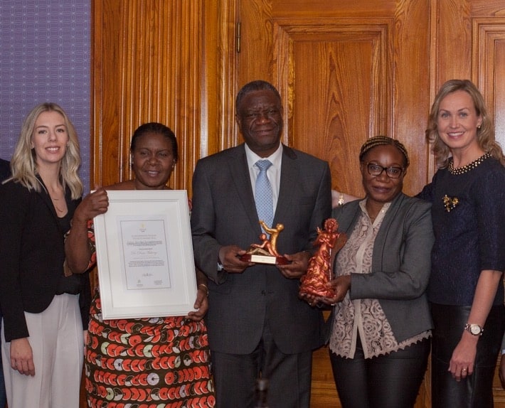 Scandinavian Human Dignity Award 2016 winner Dr Denis Mukwege